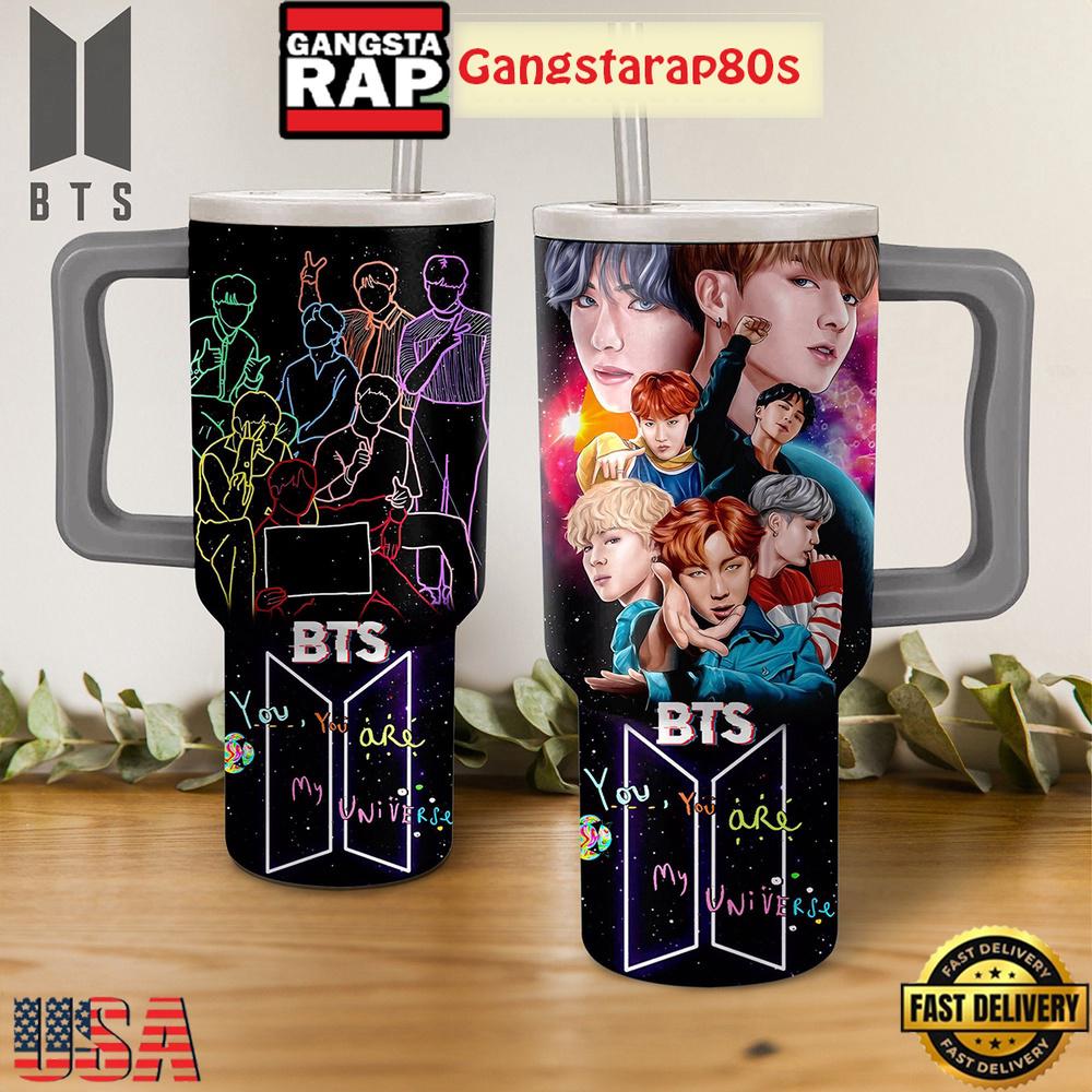BTS My Universe Fan Army Tumbler Cup 40oz BTS My Universe Fan Army Tumbler Cup 40oz