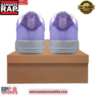 BTS Purple Christmas Holiday Special Air Force 1 Running Sneakers Shoes