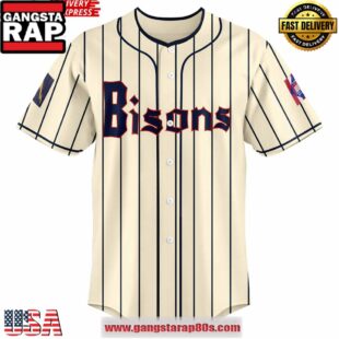 Buffalo Bisons Vintage Movie Night Custom Baseball Jersey Shirt
