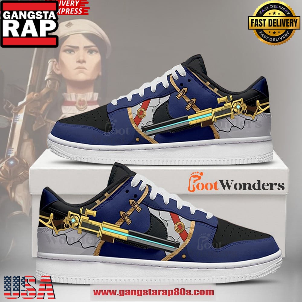 Caitlyn Arcane League of Legends Limited Air Force 1 Running Sneakers Shoes Caitlyn Arcane League of Legends Limited Air Force 1 Running Sneakers Shoes