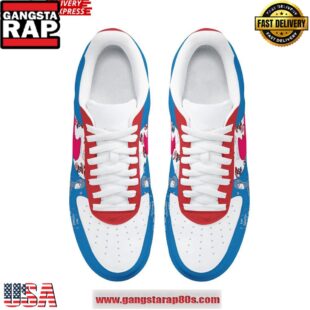 Captain America Brave Special Edition Air Force 1 Running Sneakers Shoes