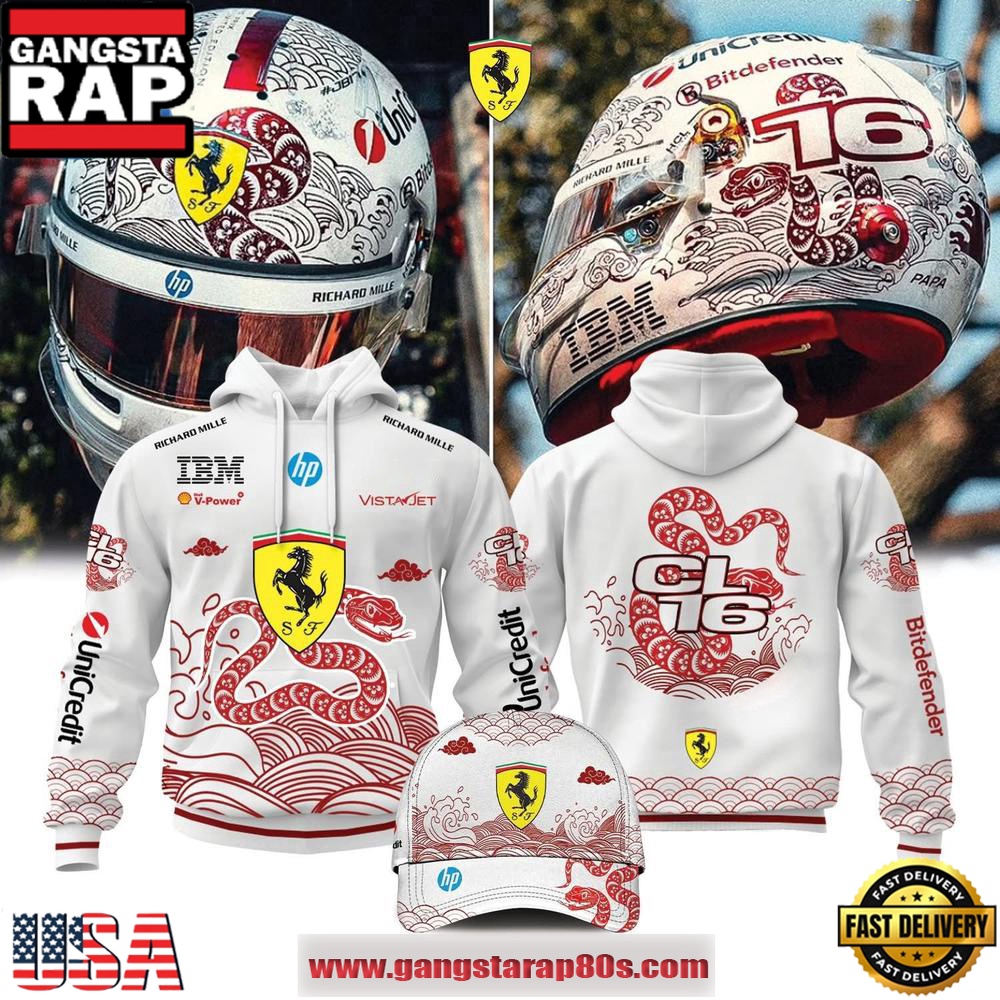 Charles Leclerc Ferrari F1 Special Edition Unisex Hoodie Charles Leclerc Ferrari F1 Special Edition Unisex Hoodie