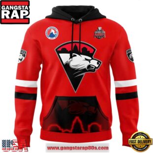 Charlotte Checkers Calder Cup Uniform 2025 Special Red Unisex Hoodie
