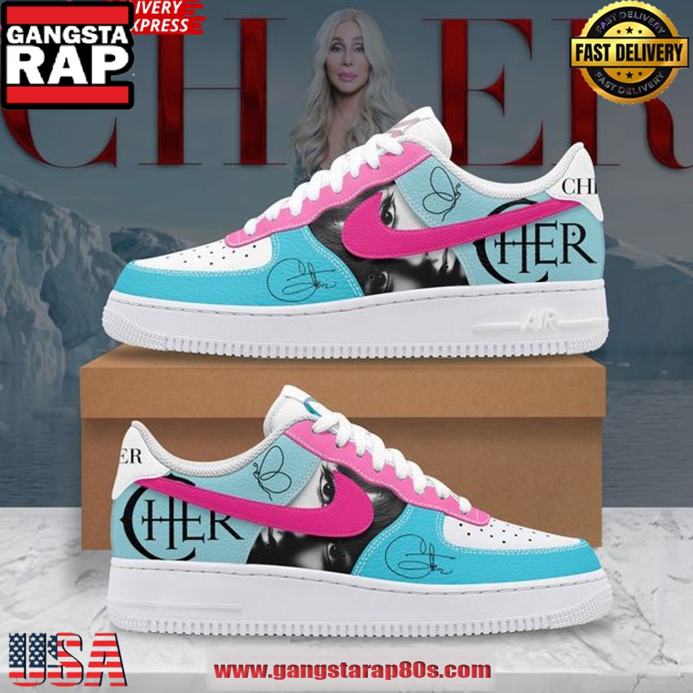 Cher Diva Limited Edition Air Force 1 Sneakers Shoes Cher Diva Limited Edition Air Force 1 Sneakers Shoes