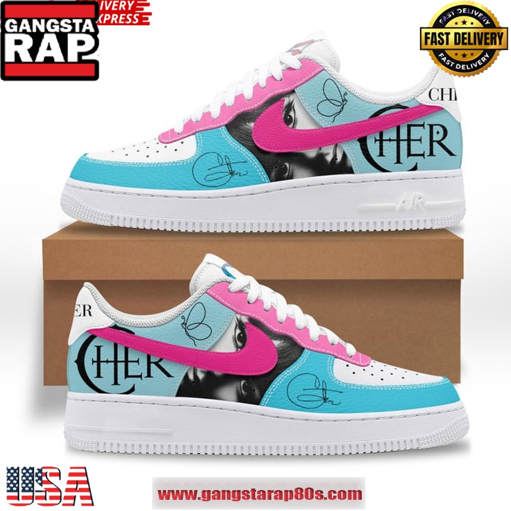 Cher Diva Limited Edition Air Force 1 Sneakers Shoes Cher Diva Limited Edition Air Force 1 Sneakers Shoes