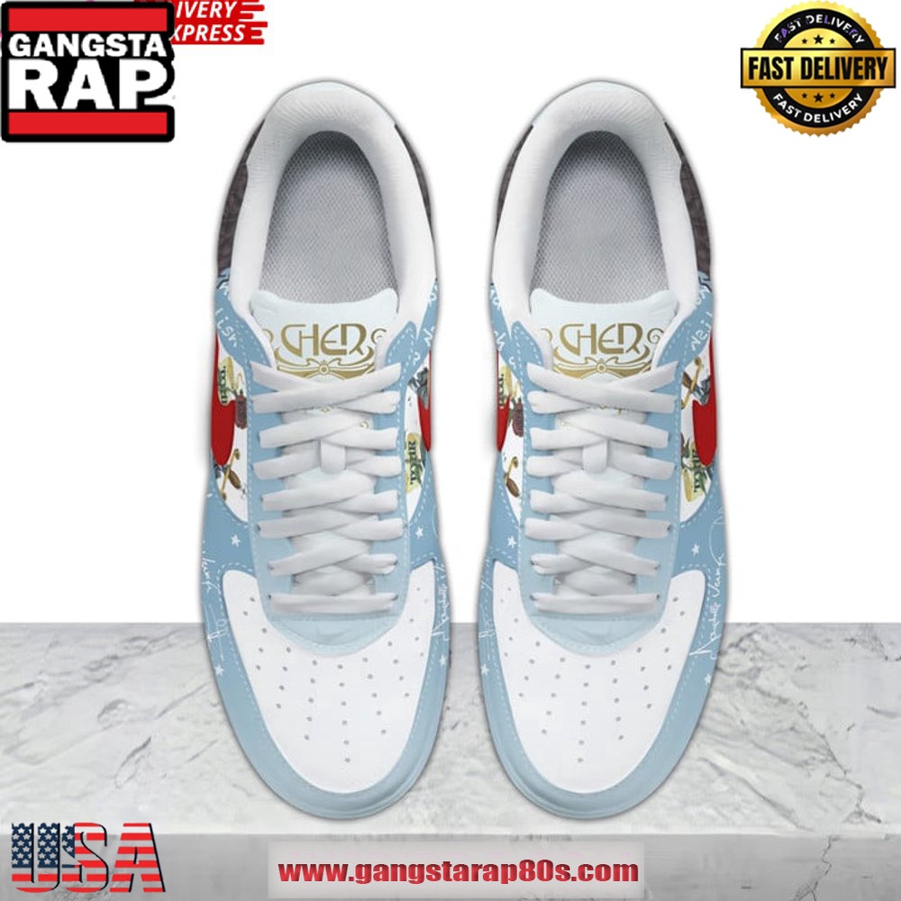 Cher Timeless Diva Limited Edition Air Force 1 Sneakers Shoes Cher Timeless Diva Limited Edition Air Force 1 Sneakers Shoes
