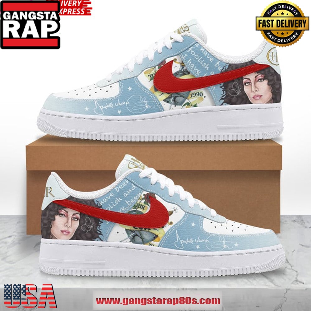 Cher Timeless Diva Limited Edition Air Force 1 Sneakers Shoes Cher Timeless Diva Limited Edition Air Force 1 Sneakers Shoes