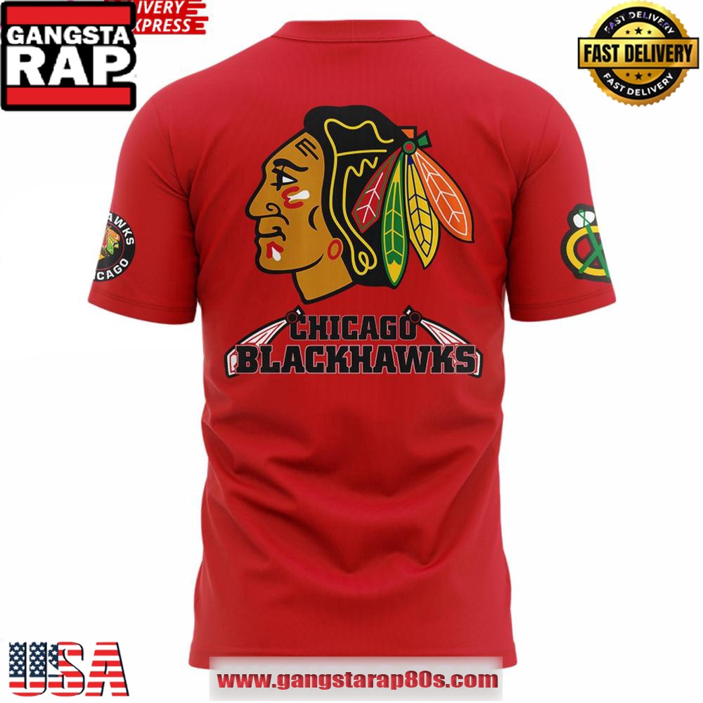 Chicago Blackhawks 100 Years Of Tradition Edition T Shirt Chicago Blackhawks 100 Years Of Tradition Edition T Shirt