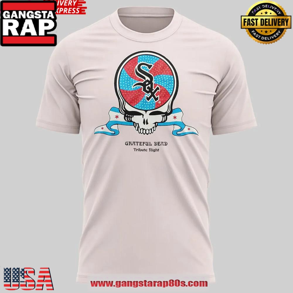 Chicago White Sox x Grateful Dead Tribute Night 2025 T Shirt Chicago White Sox x Grateful Dead Tribute Night 2025 T Shirt