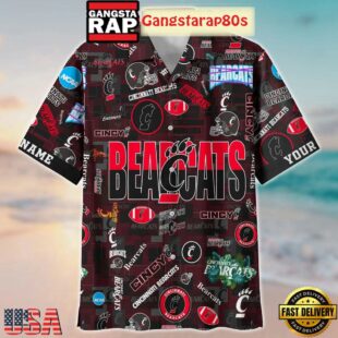 Cincinnati Bearcats Solgan Cincy True Fan Spirit Custom Name Aloha Hawaiian Shirt