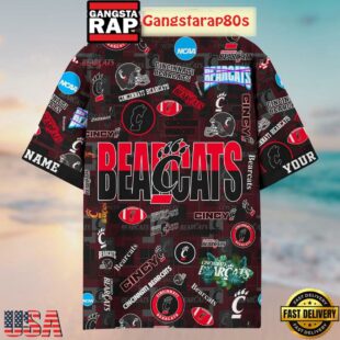 Cincinnati Bearcats Solgan Cincy True Fan Spirit Custom Name Aloha Hawaiian Shirt