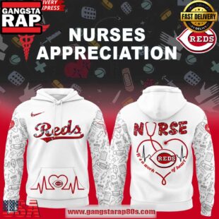 Cincinnati Reds Nurses Appreciation 2025 Unisex Hoodie