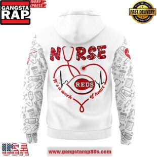 Cincinnati Reds Nurses Appreciation 2025 Unisex Hoodie