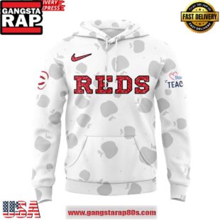 Cincinnati Reds Teacher Appreciation 2025 Unisex Hoodie