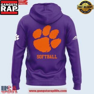 Clemson Tigers 2025 ACC Softball Champions Limited Unisex Hoodie