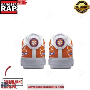 Clemson Tigers Always A Tiger Custom Nike Air Force 1 Running Sneakers Shoes