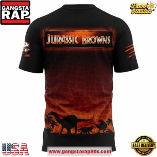 Cleveland Browns Jurassic Park 2025 Special 3D T Shirt
