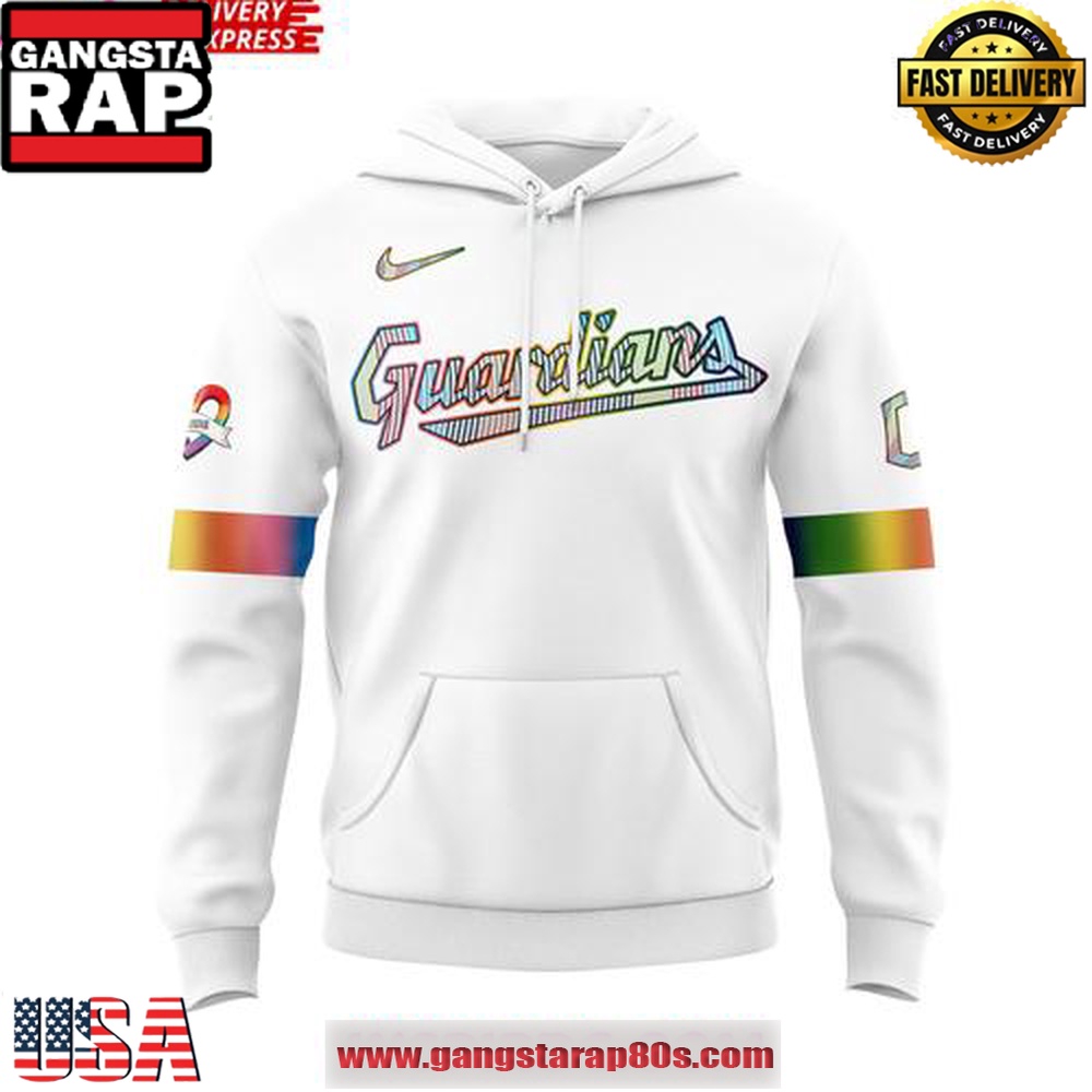 Cleveland Guardians LGBTQ Pride Night 2025 Special Unisex Hoodie Cleveland Guardians LGBTQ Pride Night 2025 Special Unisex Hoodie