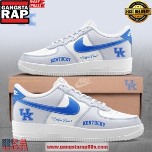 Coach Kenny Brooks New Exclusives Kentucky Wildcats Air Force 1 Running Sneakers Shoes