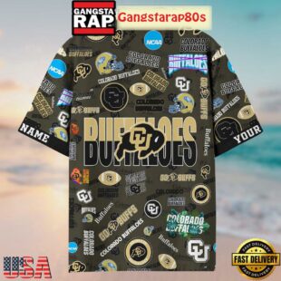 Colorado Buffaloes Solgan Go Buffs True Fan Spirit Custom Name Aloha Hawaiian Shirt