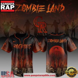 Colorado Rockies MLB x Zombie Land Unique Design Baseball Jersey