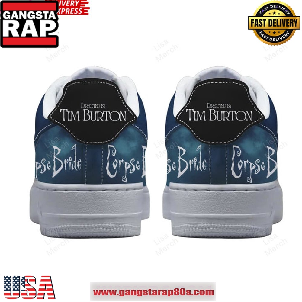 Corpse Bride Limited Edition Air Force 1 Running Sneakers Shoes Corpse Bride Limited Edition Air Force 1 Running Sneakers Shoes