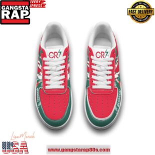 CR7 Siuu Christmas Limited Edition Air Force 1 Running Sneakers Shoes