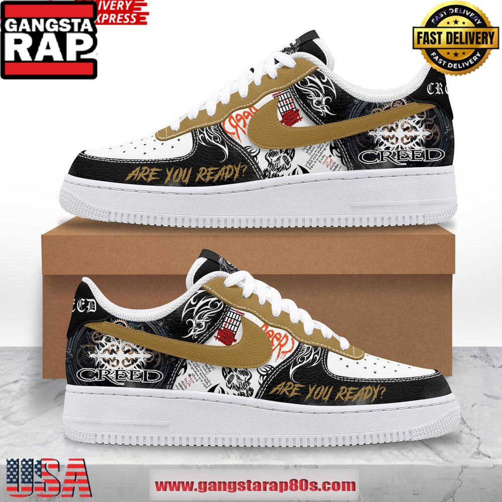 Creed Are You Ready Special Edition Air Force 1 Shoes Running Sneakers Creed Are You Ready Special Edition Air Force 1 Shoes Running Sneakers