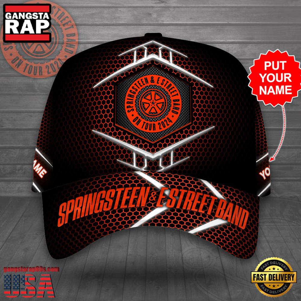 Custom Name Bruce Springsteen Band Classic Cap Hats Custom Name Bruce Springsteen Band Classic Cap Hats