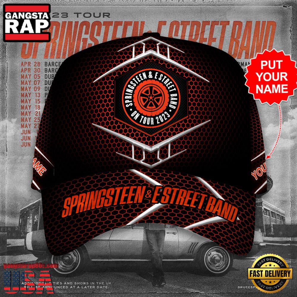 Custom Name Bruce Springsteen Music Classic Cap Hats Custom Name Bruce Springsteen Music Classic Cap Hats