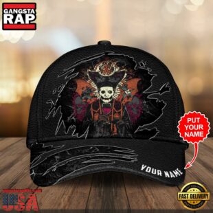 Custom Name Ghost Music Classic Baseball Cap For Fans