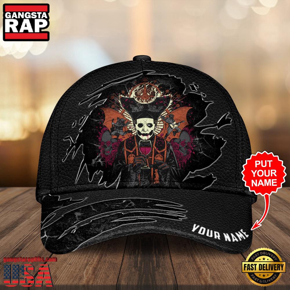 Custom Name Ghost Music Classic Cap Hats Custom Name Ghost Music Classic Cap Hats