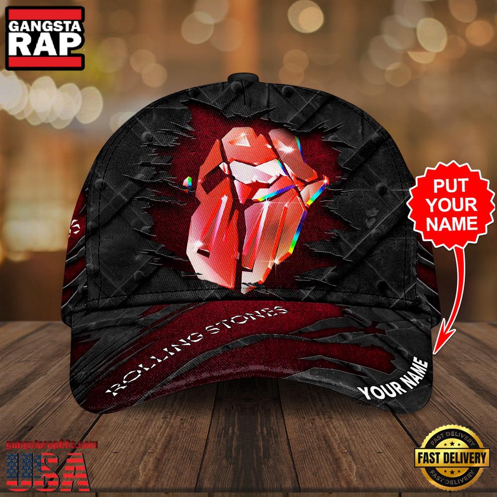 Custom Name The Rolling Stones Music Classic Cap Hats Custom Name The Rolling Stones Music Classic Cap Hats