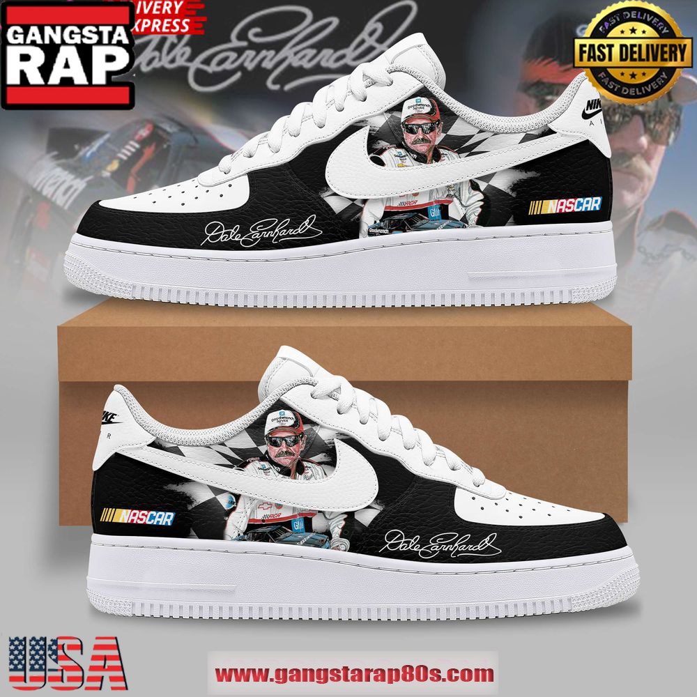 Dale Earnhardt F1 Limited Edition Air Force 1 Running Sneakers Shoes Dale Earnhardt F1 Limited Edition Air Force 1 Running Sneakers Shoes