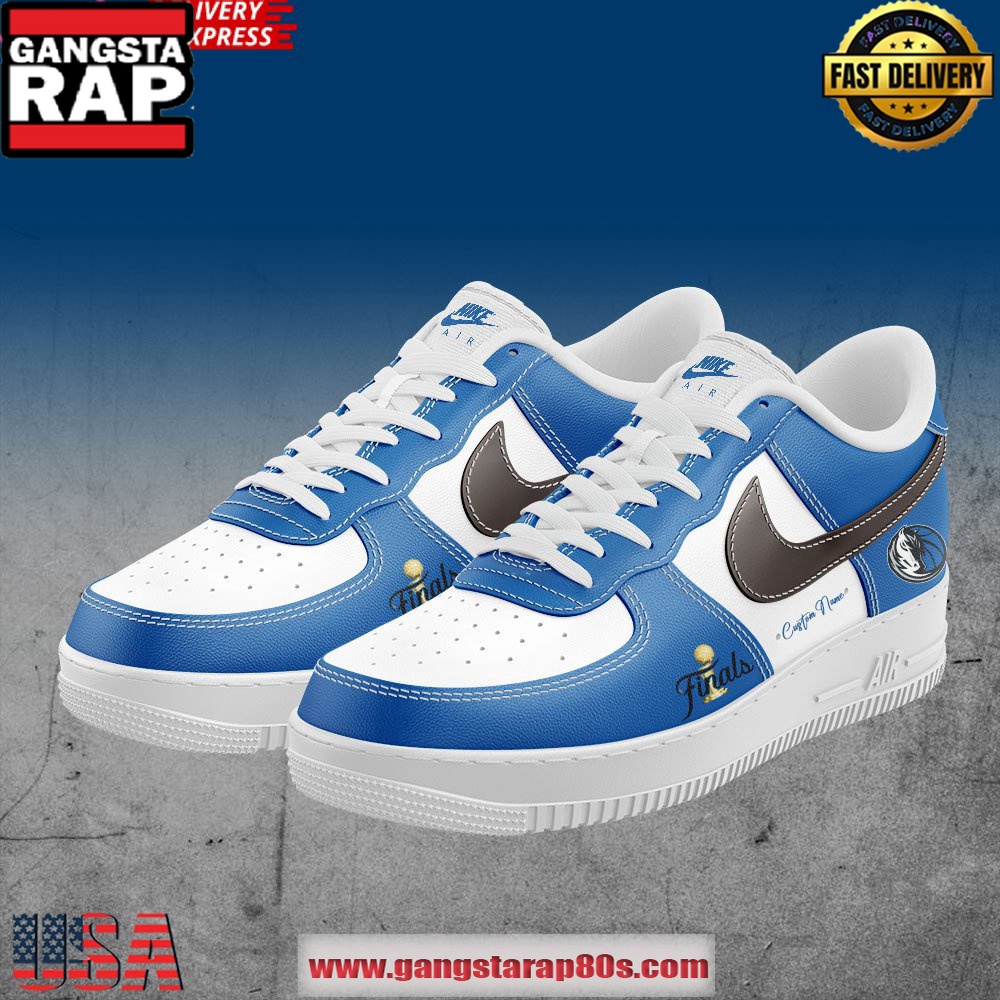 Dallas Mavericks Final Champions Custom Air Force 1 Running Sneakers Shoes Dallas Mavericks Final Champions Custom Air Force 1 Running Sneakers Shoes