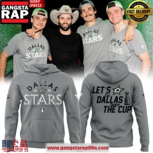 Dallas Stars 2025 Stanley Cup Playoffs Grey Unisex Hoodie
