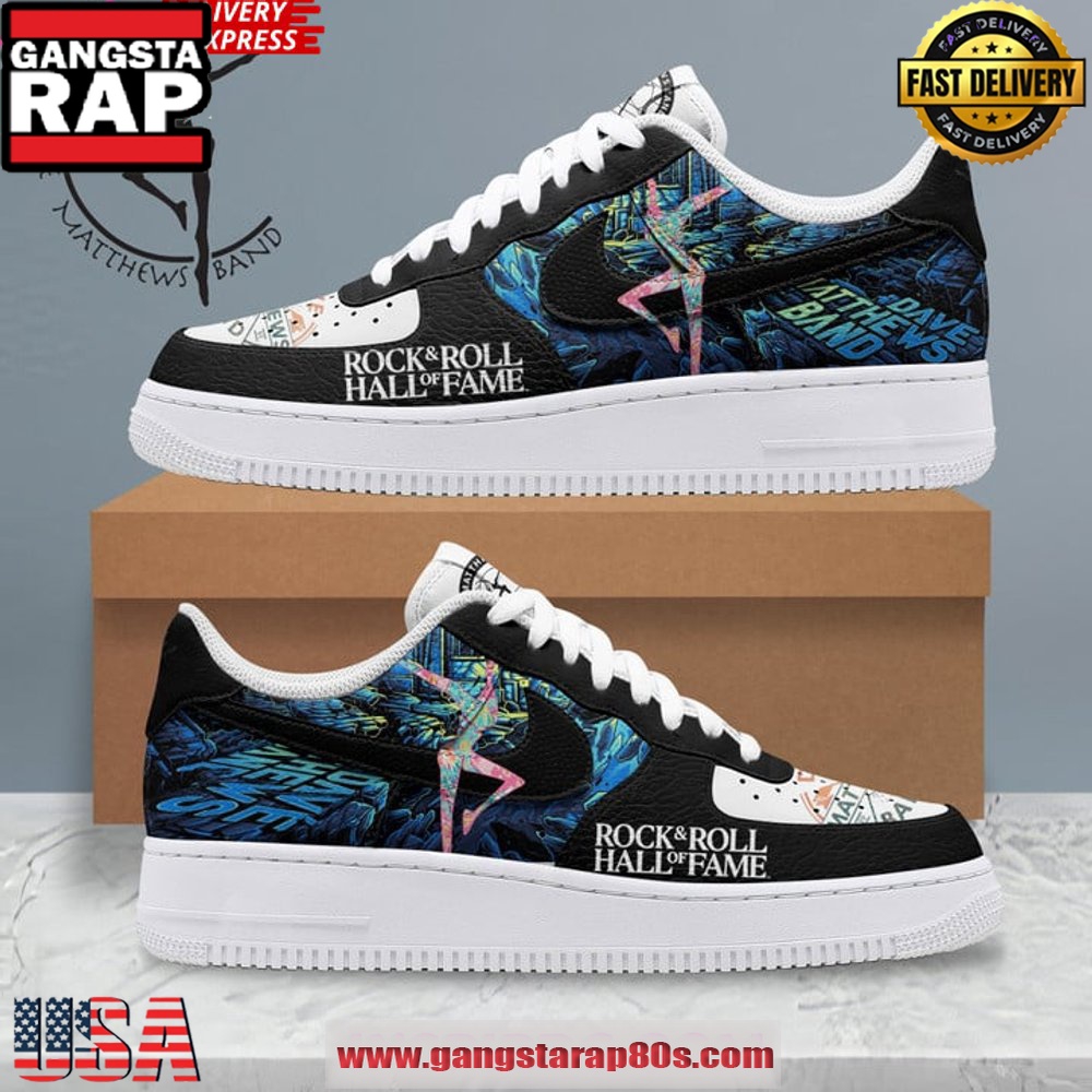 Dave Matthews Rock & Roll Hall of Fame Air Force 1 Sneakers Shoes Dave Matthews Rock & Roll Hall of Fame Air Force 1 Sneakers Shoes