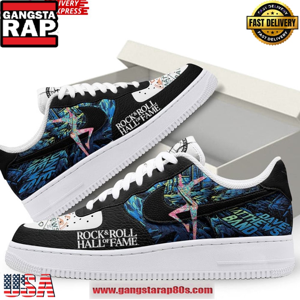 Dave Matthews Rock & Roll Hall of Fame Air Force 1 Sneakers Shoes Dave Matthews Rock & Roll Hall of Fame Air Force 1 Sneakers Shoes