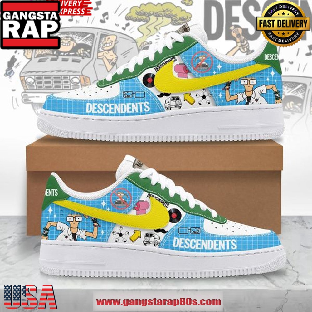 Descendents Science Lab Limited Edition Air Force 1 Running Sneakers Shoes Descendents Science Lab Limited Edition Air Force 1 Running Sneakers Shoes