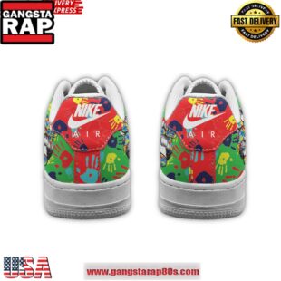 Detroit Lions Autism Awareness Air Force 1 Running Sneakers Shoes