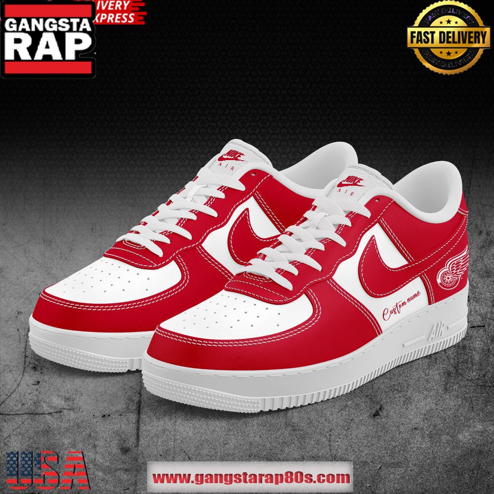 Detroit Red Wings Custom Air Force 1 Running Sneakers Shoes Detroit Red Wings Custom Air Force 1 Running Sneakers Shoes