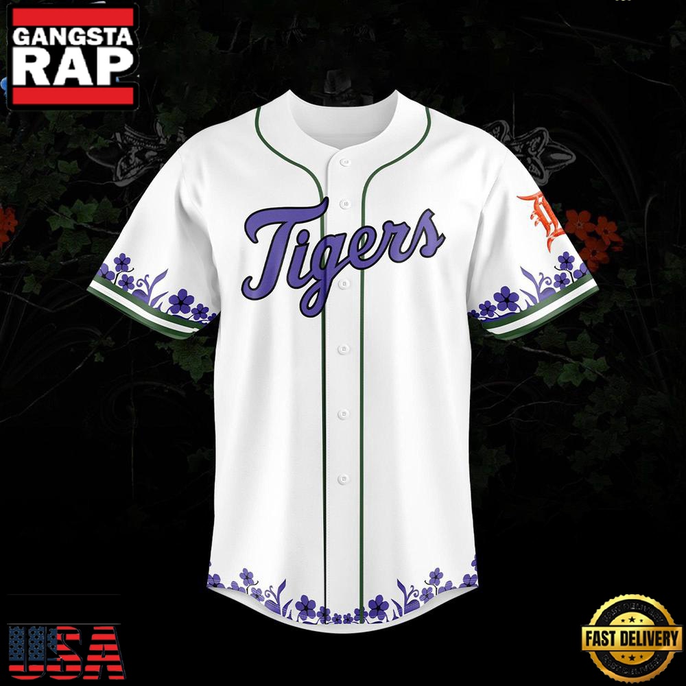 Detroit Tigers Book Club Night Limited Premium Edition Custom Baseball Jersey Detroit Tigers Book Club Night Limited Premium Edition Custom Baseball Jersey