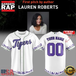 Detroit Tigers Lauren Roberts Personalized Limited Premium Edition Custom Baseball Jersey