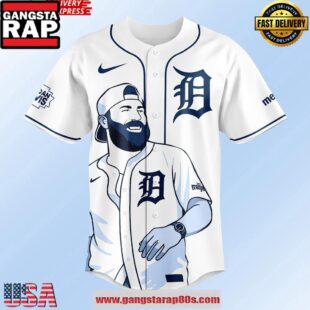 Detroit Tigers x Jordan Davis Music Baseball Jersey Shirt