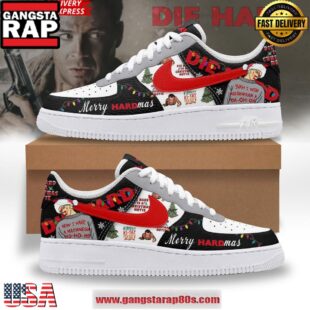 Die Hard Merry Christmas Limited Edition Air Force 1 Running Sneakers Shoes