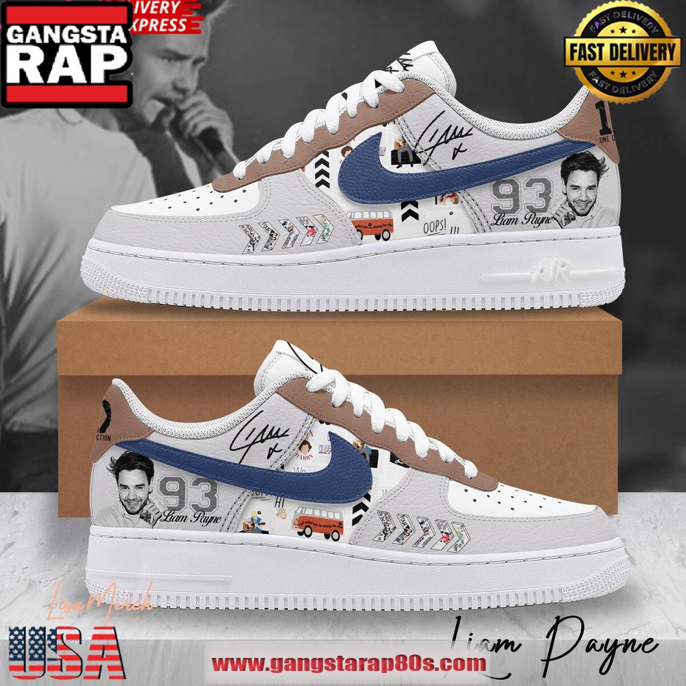 Direction Liam Payne Limited Edition Air Force 1 Sneakers Shoes Direction Liam Payne Limited Edition Air Force 1 Sneakers Shoes