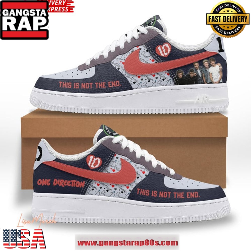 Direction This Is Not The End Limited Edition Air Force 1 Sneakers Shoes Direction This Is Not The End Limited Edition Air Force 1 Sneakers Shoes