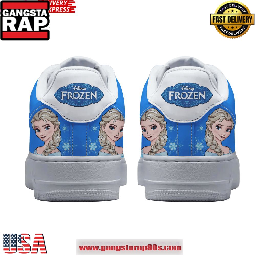 Disney Frozen Limited Edition Air Force 1 Shoes Running Sneakers Disney Frozen Limited Edition Air Force 1 Shoes Running Sneakers