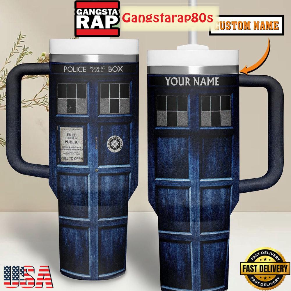 Doctor Who Fan Personalized Tumbler Cup 40oz Doctor Who Fan Personalized Tumbler Cup 40oz