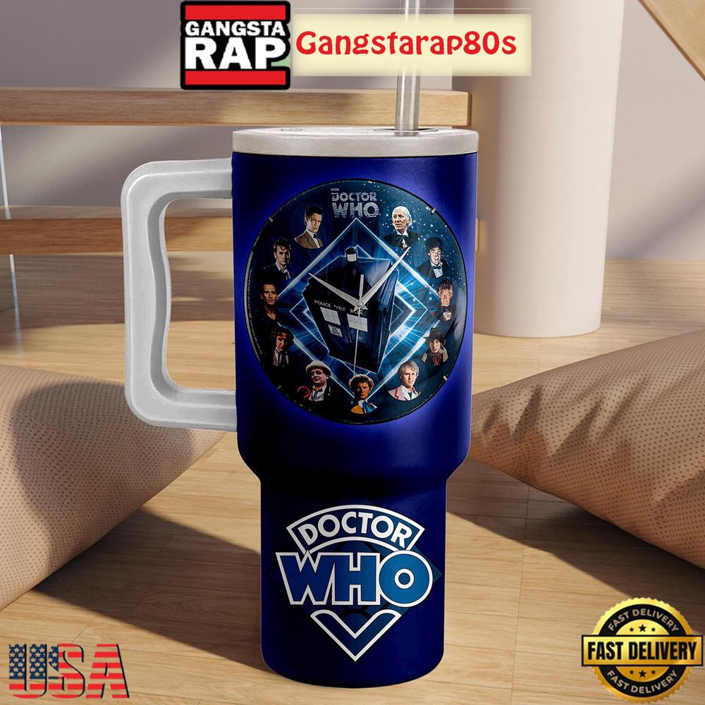 Doctor Who Tardis Coffee Tumbler Cup 40oz Doctor Who Tardis Coffee Tumbler Cup 40oz